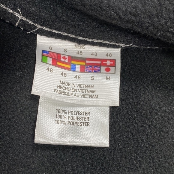 SPYDER Raider Quarter Zip Pullover Sweater In Polar Marble Small Winter Warm Sm - Picture 5 of 7